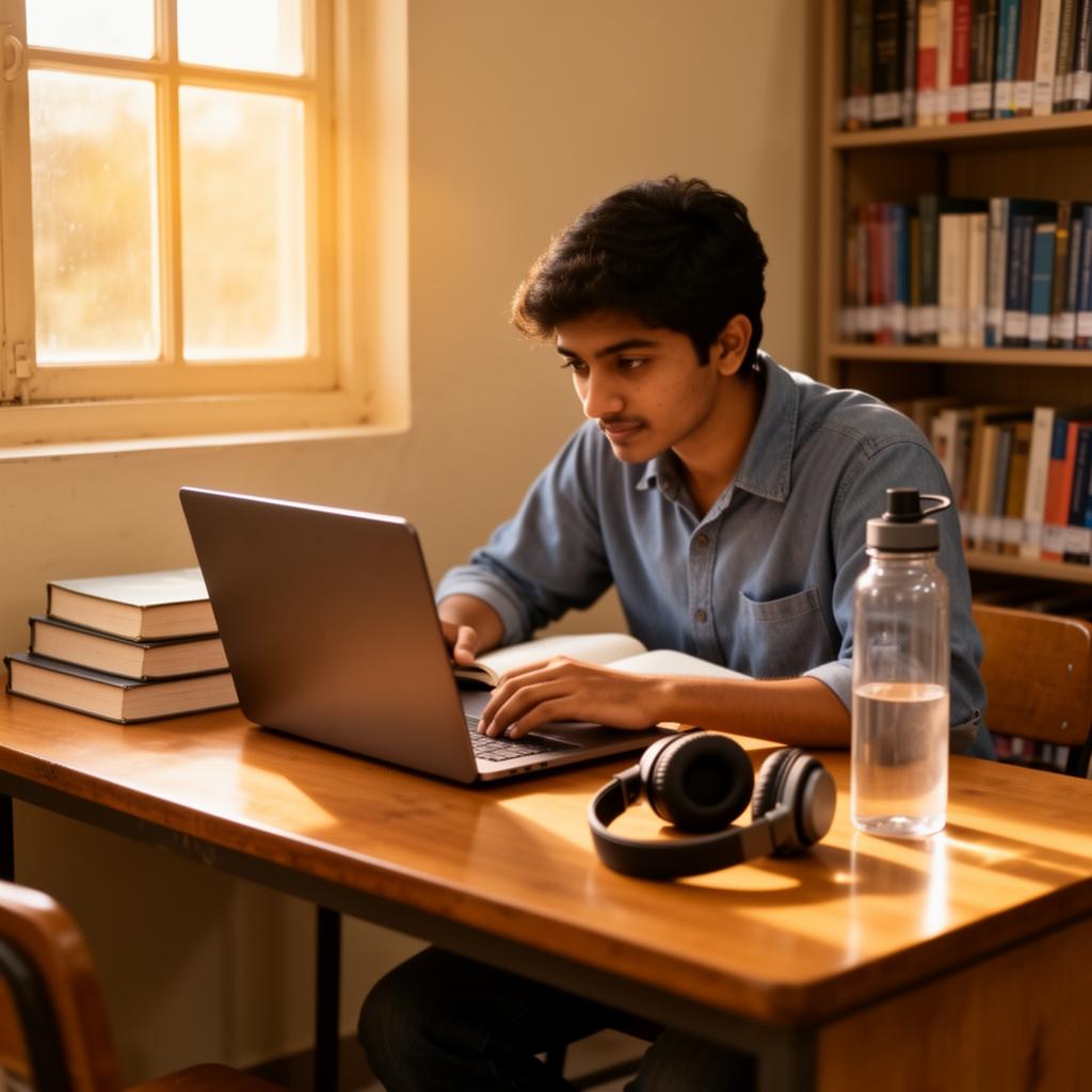 A first-time buyer with a refurbished entry-level business laptop